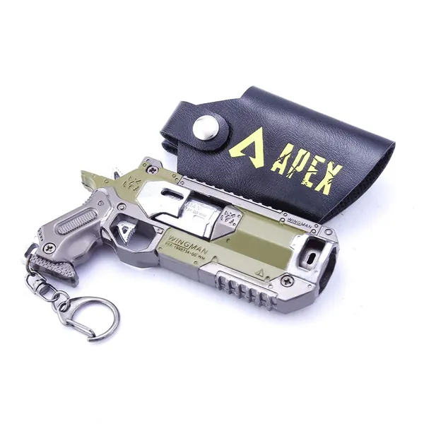APEX Legends Games 1/6 Metal Wingman Pistol Keychain Weapons Model Action Figure Arts Toys Collection Gift