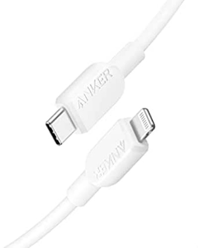 Anker USB C to Lightning Cable, 310 USB-C to Lightning Cable(White, 6ft), MFi Certified, Fast Charging Cable for iPhone 14 Plus 14 14 Pro Max 13 13 Pro 12 11 X XS XR (Charger Not Included) - 6ft White 1