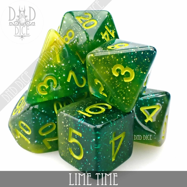 Lime Time Dice Set