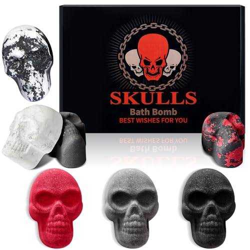 12 Pcs Skull Bath Bombs Gift Set 