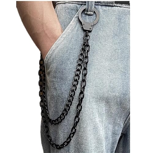 PINKPIN Pants Chains Trouser Chain Jeans Punk Chains Hip Hop Goth Chain for Men Women Clothing Accessories