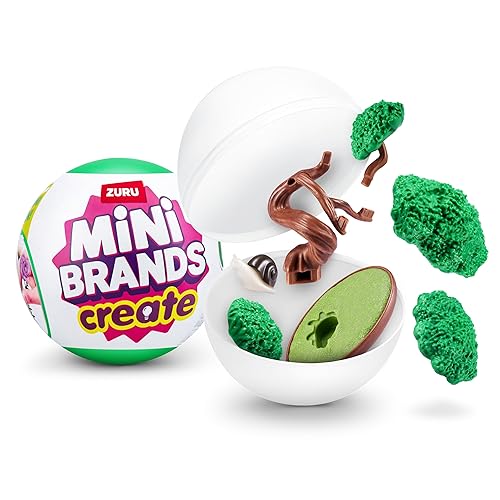 Mini Brands Create Garden, Series 1, Mystery Collectible Miniature Figures, Surprise Toy with Collectible Minis, Blind Packaging, DIY (1 Capsule) - 1 Capsule