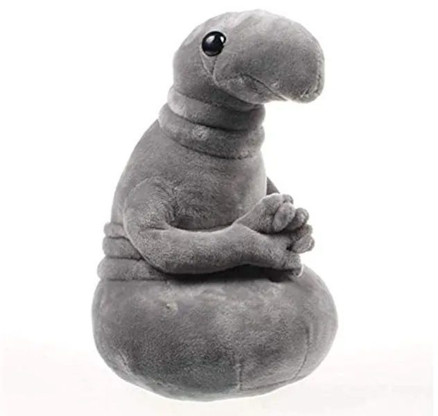 Thanos Hot 1pc 20cm Waiting Zhdun Meme Tubby Gray Blob Zhdun Plush Doll Toy Stuffed Animal Dolls Creative Nice - 