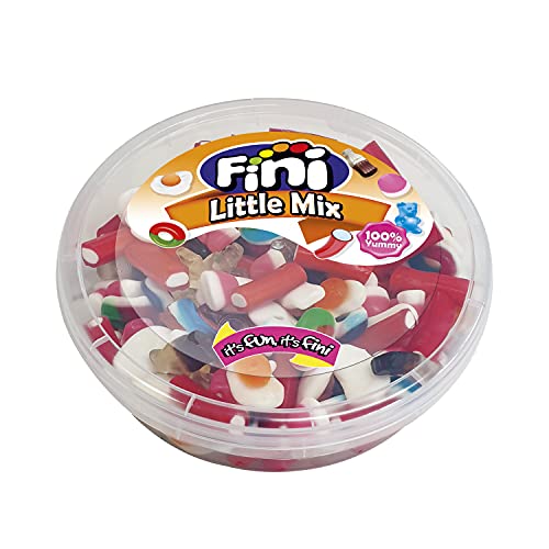 Fini glänzender Behälte, Einzigarties Fruchtgummi Sortiment Süßigkeiten, 450 gramm (1er Pack)