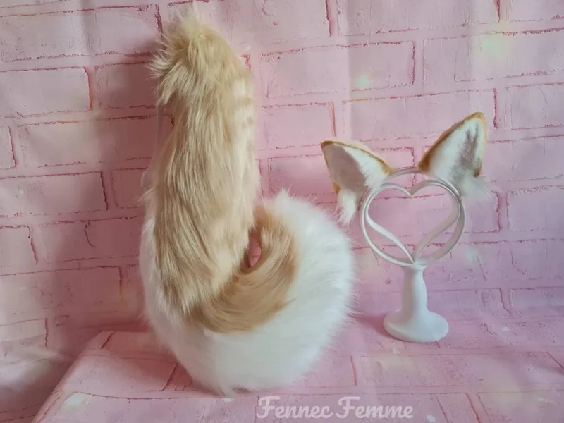 Shiba Inu Puppy Ears and Tail