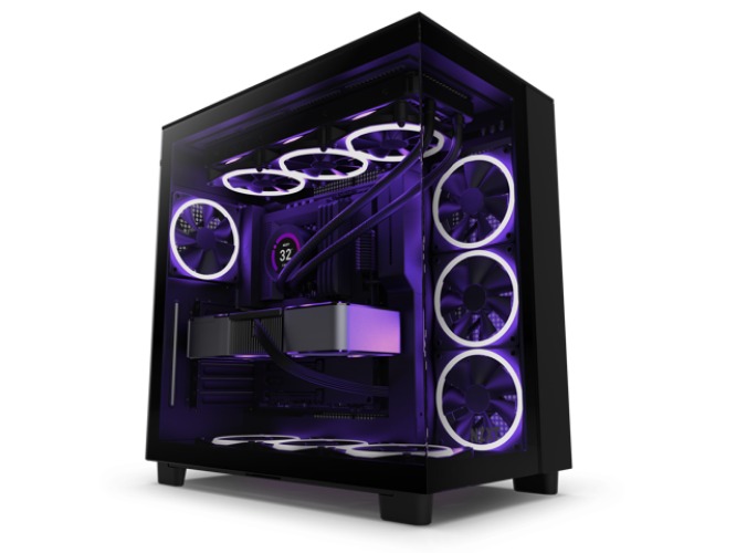 NZXT H9 Flow - All Black - CM-H91FB-01 - Dual-Chamber Mid-Tower Airflow Case