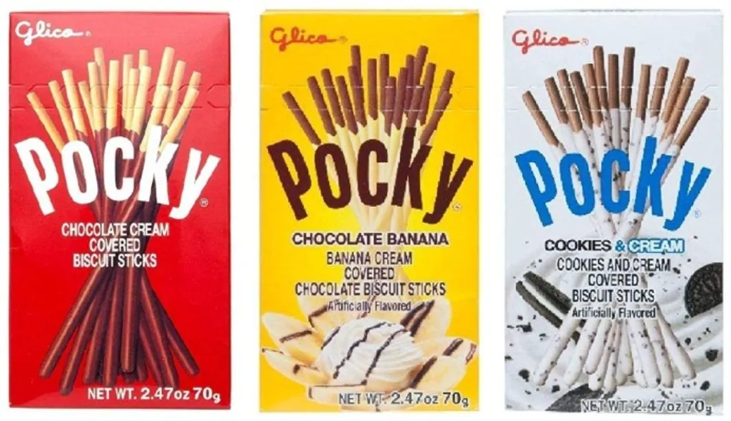 3 Variety Pack Pocky Stick - Chocolate Cream - Chocolate Banana - Cookies & Cream - 70g each (3 x 70 g)