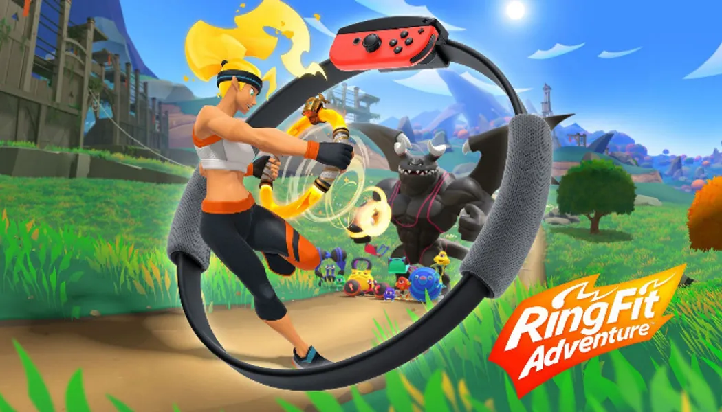 Ringfit Adventure Base Game with Ring-Con & Leg Strap Set