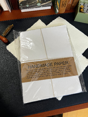 Handmade Paper Sheets - White