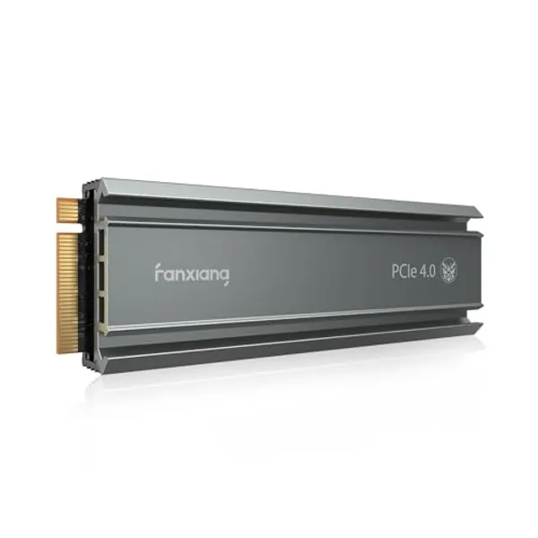 fanxiang M.2 SSD - 500GB SSD Up to 4800MB/s, M2 PCIe Gen4x4 2280, PS5 SSD with Heatsink, TLC SSD with Dynamic SLC Cache, NVMe SSD 500GB Internal Solid State Drives for Laptop Desktop PC PS5