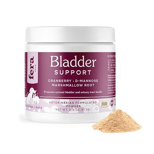Fera Pet Organics Bladder Cranberry Supplement for Dogs & Cats - Vet Created - Kidney & Urinary - D-Mannose - Cranberry, Stinging Nettle - 60 Scoops​