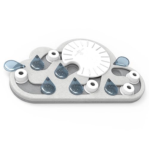 Catstages by Nina Ottosson Rainy Day Puzzle & Play - Interactive Cat Treat Puzzle - Rainy Day