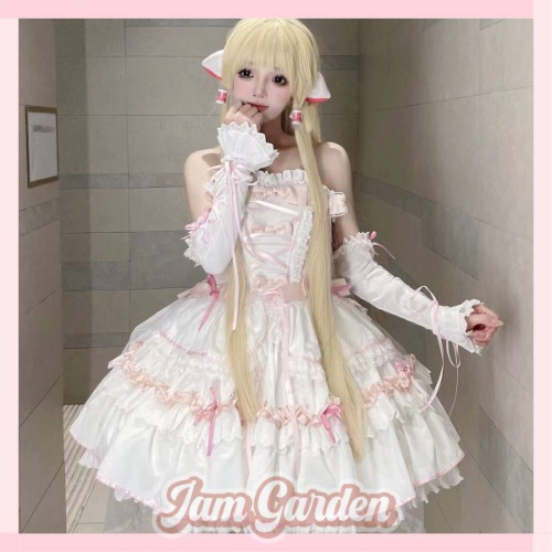Pure love movement lolita dress | S / Pink