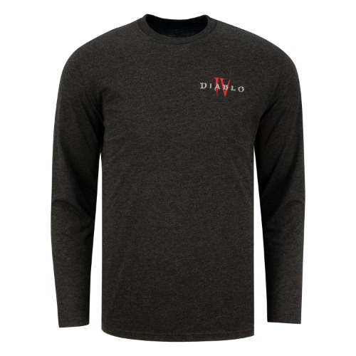 Diablo IV Charcoal Long Sleeve T-Shirt | 2XL