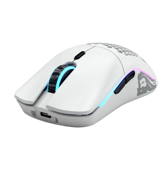 Model O Minus Wireless - Lightweight RGB Mouse (White)