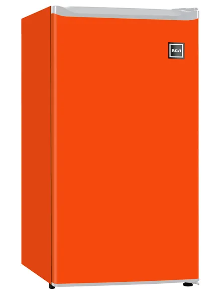 RCA RFR321-FR320/8 IGLOO Mini Refrigerator, 3.2 Cu Ft Fridge, Orange - Orange
