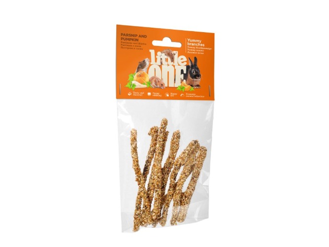 Little One ochucené větvičky s pastinákem a dýní 35 g - PetCenter.cz