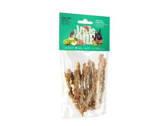 Little One ochucené větvičky s kiwi a jablkem 35 g - PetCenter.cz
