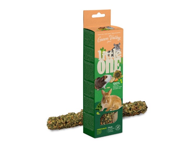 Little One Bezobilná tyčinka pro malá zvířata se zeleninou 160 g - PetCenter.cz