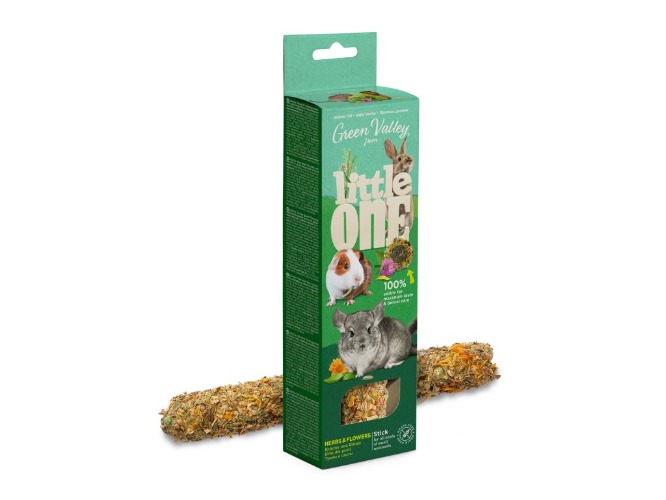 Little One Bezobilná tyčinka pro malá zvířata s bylinkami 160 g - PetCenter.cz