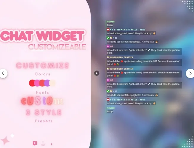 Cute Chat for Stream