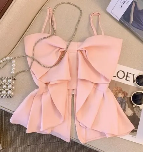 Pink Bow Blouse