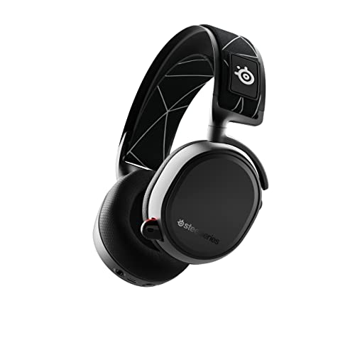 SteelSeries Arctis 9 Dual Wireless Gaming Headset – Lossless 2.4 GHz Wireless + Bluetooth – 20+ Hour Battery Life – for PC, PS5, PS4, Bluetooth (Renewed) - Black - Arctis 9