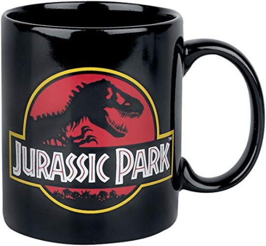 Jurassic Park (Classic Logo) Black 11 Oz Mug - 1 Count (Pack of 1) - Multicoloured