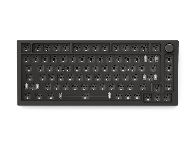 Glorious Gaming Mechanical Gaming Keyboard - GMMK Pro Series - Custom Keyboard - TKL Hot Swappable Keyboard - Barebones - Premium Wired RGB 75% Percent Keyboard - Black Slate ANSI - GMMK Pro - ANSI (U.S. Layout) Black Slate