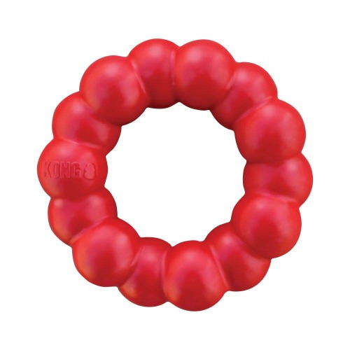 KONG - Ring - Durable Rubber Dog Chew Toy - for Medium/Large Dogs