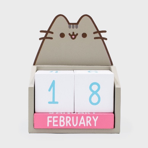 Pusheen Wooden Block Calendar