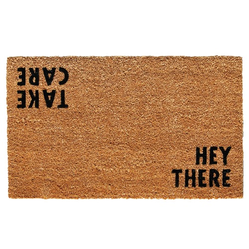Calloway Mills 100511729 Hey There Doormat, 17" x 29", Natural/Black