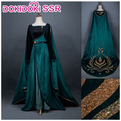 DokiDoki-SSR Frozen 2  Anna Dress Queen Dress /Crwon Halloween | S-PRESALE
