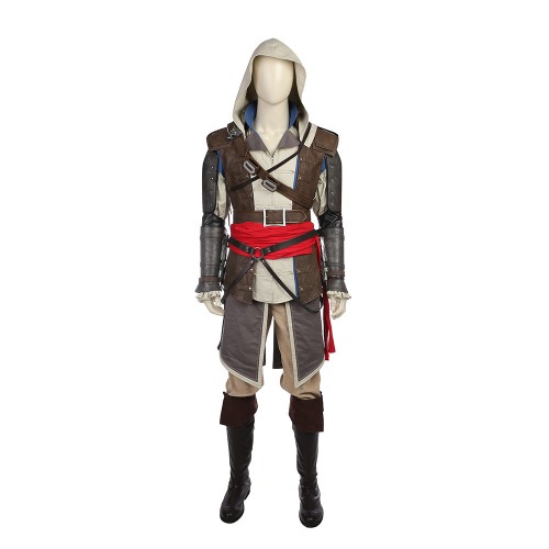 Assassin's Creed IV Black Flag Edward Kenway Halloween Cosplay Costume