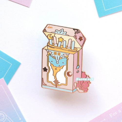 Enamel Pin: Sakura Pocky | A (Standard)