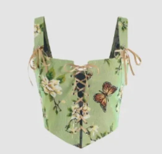Butterfly Corset Top