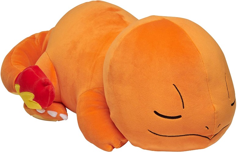 Pokemon 18in Sleeping Plush Charmander , Orange