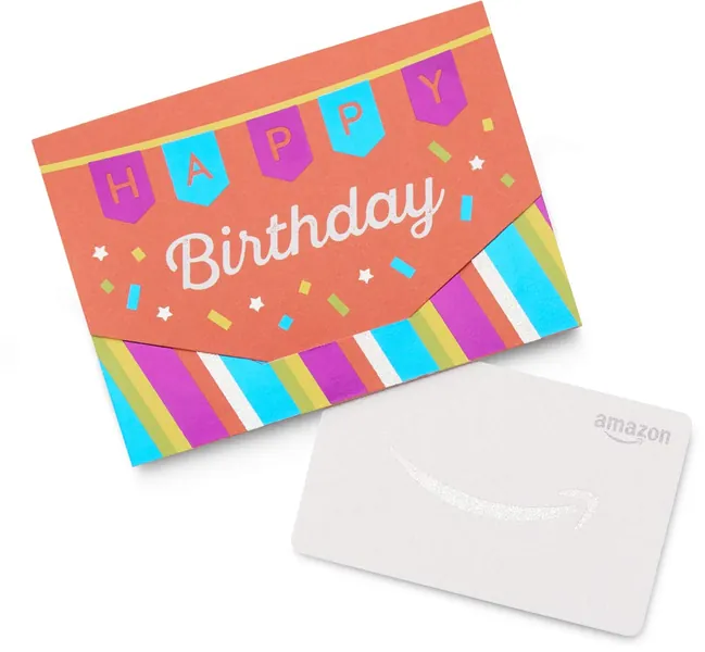 Amazon.com Gift Card in a Mini Envelope - 0 Happy Birthday Mini Envelope