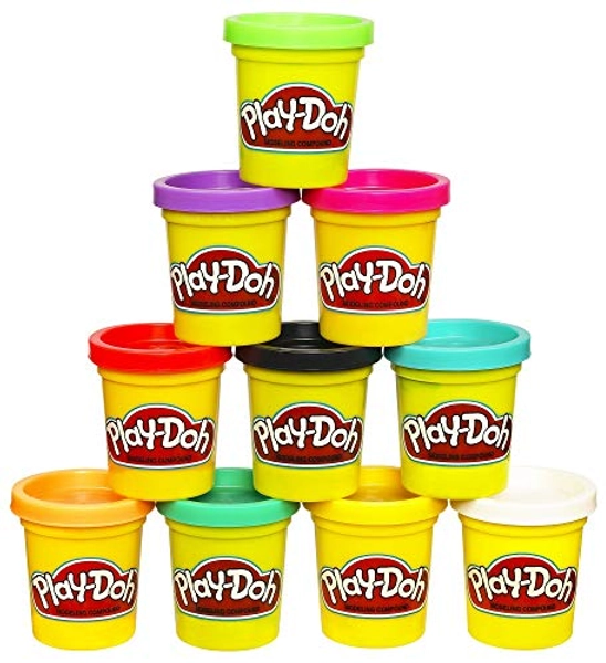 Play-Doh Modeling Compound 10-Pack Case of Colors, Non-Toxic, Assorted, 2 oz. Cans, Multicolor, Ages 2 and Up (Amazon Exclusive)