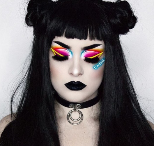 'Gothika' Black Goth Double O Ring choker