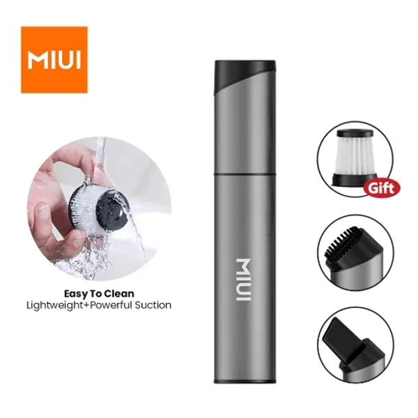 MIUI Mini Vacuum Cleaner Wireless Handheld Vacuum Rechargeable Cordless Cleaner for Desktop Keyboard Car