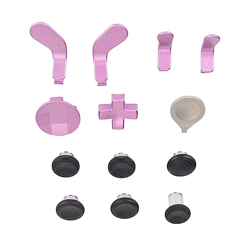 12 in 1 Controller Joystick Replacement for XboxOne Elite Series 2, Metal Swap Magnetic Thumbsticks, Set of Xboxone Accessories () - Purple