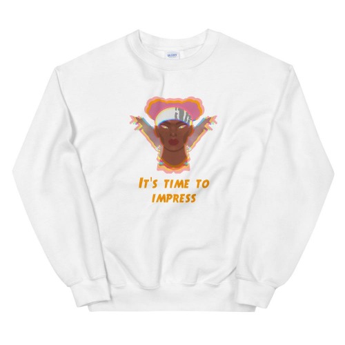 Time to Impress | Unisex Sweatshirt | Apex Legends - White / L