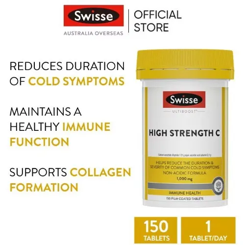 Swisse Ultiboost High Strength C 150 Tablets