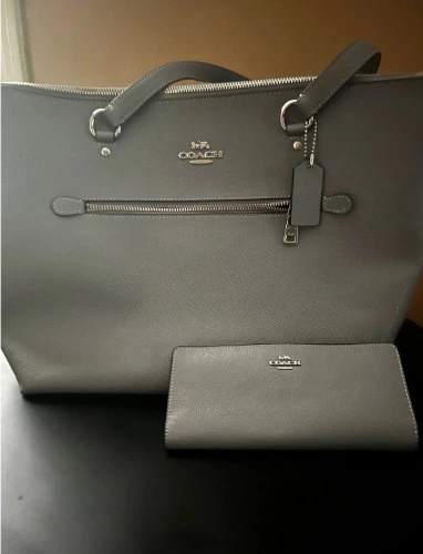 coach bag and wallet