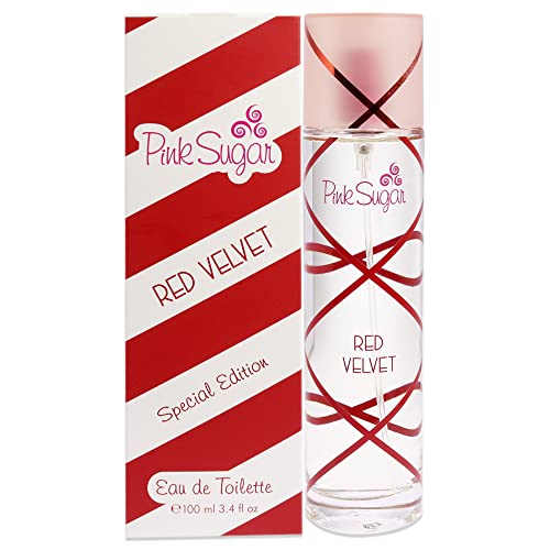 Pink Sugar Aquolina Red Velvet EDT Spray (Special Edition) Women 3.4 oz - 3.4 Fl oz EDT