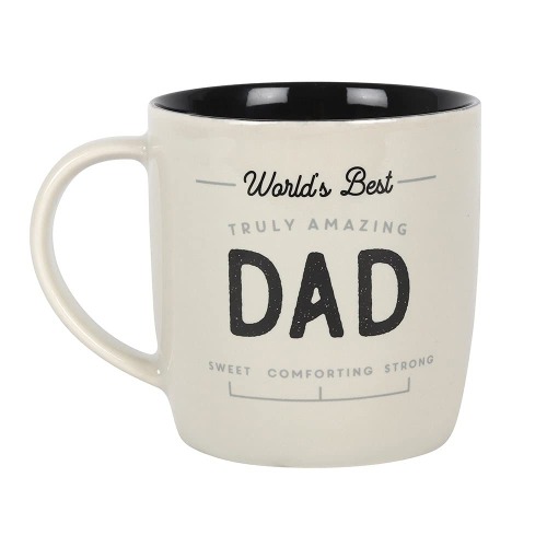 SJ TRADERS Geschenk für Väter, erstaunliche Papa-Kaffeetasse, Keramik-Geschenke, Tee-, Kaffee- und heiße Schokolade-Tassen, Party-Geschenke für Ihren Vater von Tochter und Sohn (Truly Amazing Dad Mug)