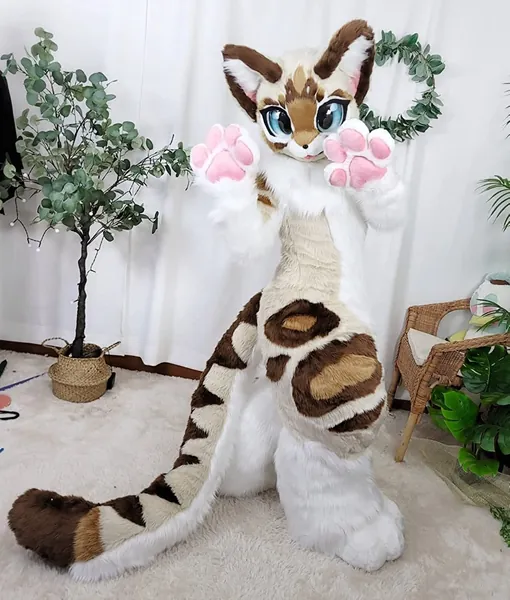 Japan Kemono Kawaii Cat Dog Fox Fursuit Teen Costumes Child Full Furry Suit Fursona Kigurumi Digitigrade Anime