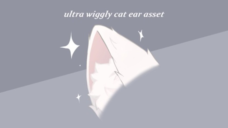 Ultra Wiggly Cat Ears (VTubeStudio Item) - kiru's Ko-fi Shop