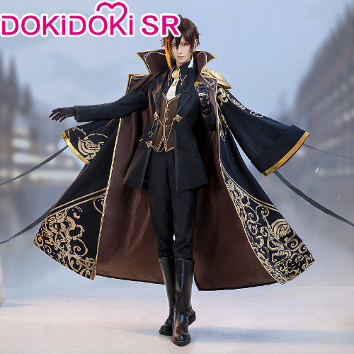 【Size S-2XL】DokiDoki-SR Game Genshin Impact Cosplay Zhongli Costume Lost Abyss Doujin | M-Order Processing Time Refer to Description Page